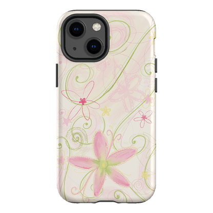Swirl Pink Printed Phone Cases iPhone 13 Mini / Armoured by Kayla Carr - The Dairy