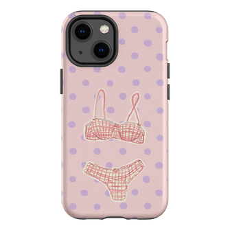 Vintage Gingham Printed Phone Cases iPhone 13 Mini / Armoured by Kayla Carr - The Dairy