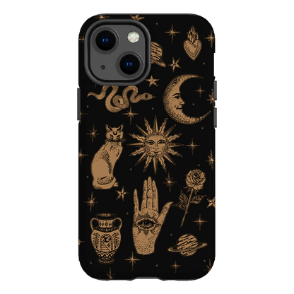 Astro Flash Noir Printed Phone Cases iPhone 13 Mini / Armoured by Veronica Tucker - The Dairy