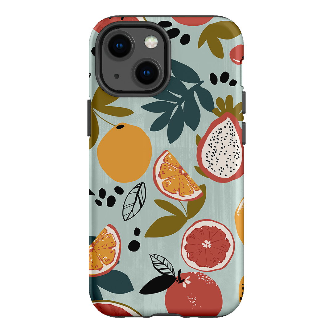 Fruit Market Printed Phone Cases iPhone 13 Mini / Armoured by Charlie Taylor - The Dairy