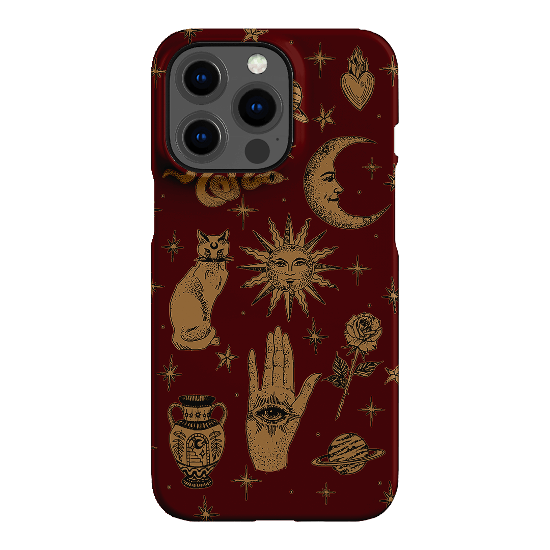 Astro Flash Red Printed Phone Cases iPhone 13 Pro / Snap by Veronica Tucker - The Dairy