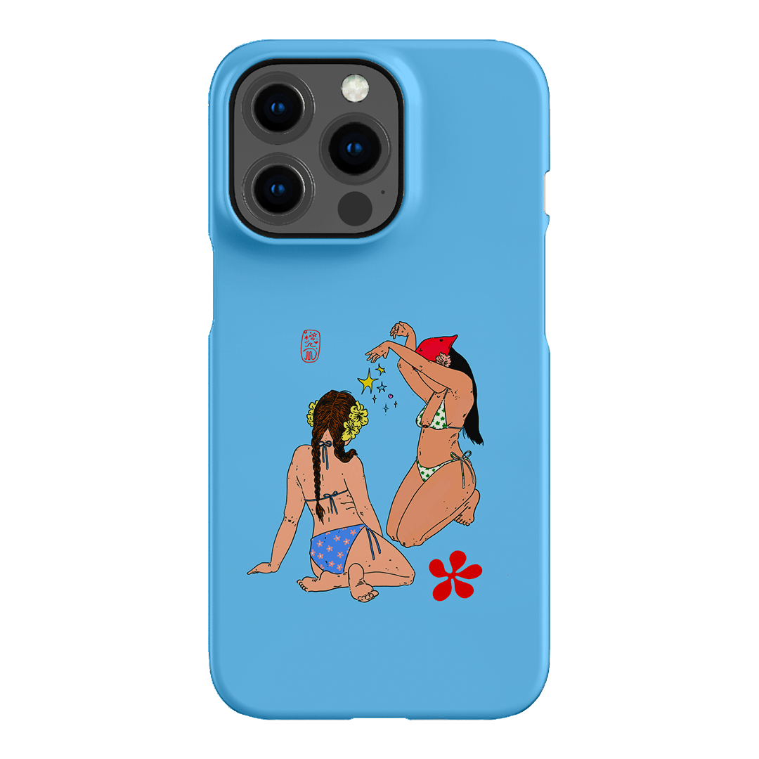 Babe Magic Blue Printed Phone Cases iPhone 13 Pro / Snap by Easty Beasty - The Dairy