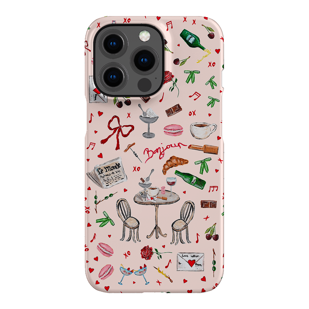 Bonjour Printed Phone Cases iPhone 13 Pro / Snap by BG. Studio - The Dairy