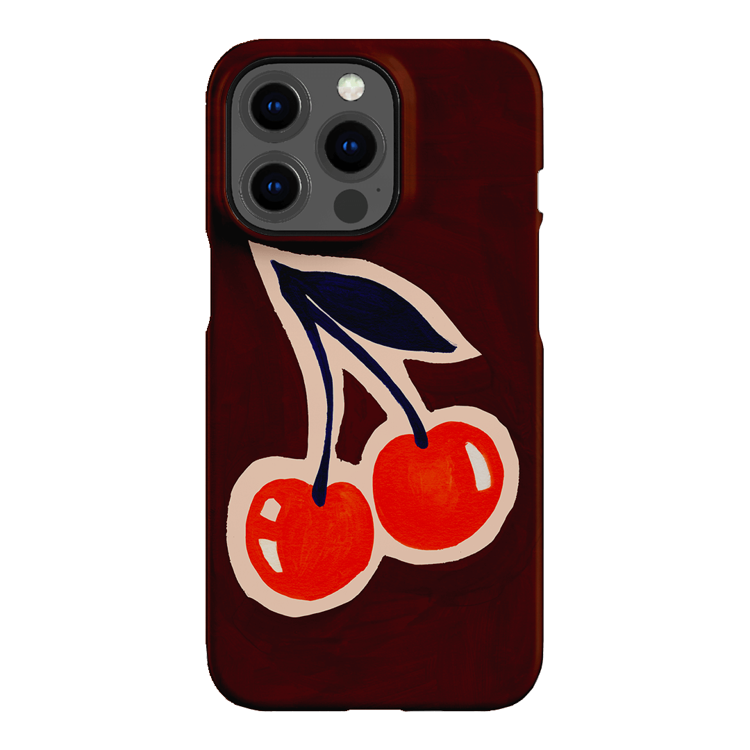 Cherries Printed Phone Cases iPhone 13 Pro / Snap by Studio Bon - The Dairy