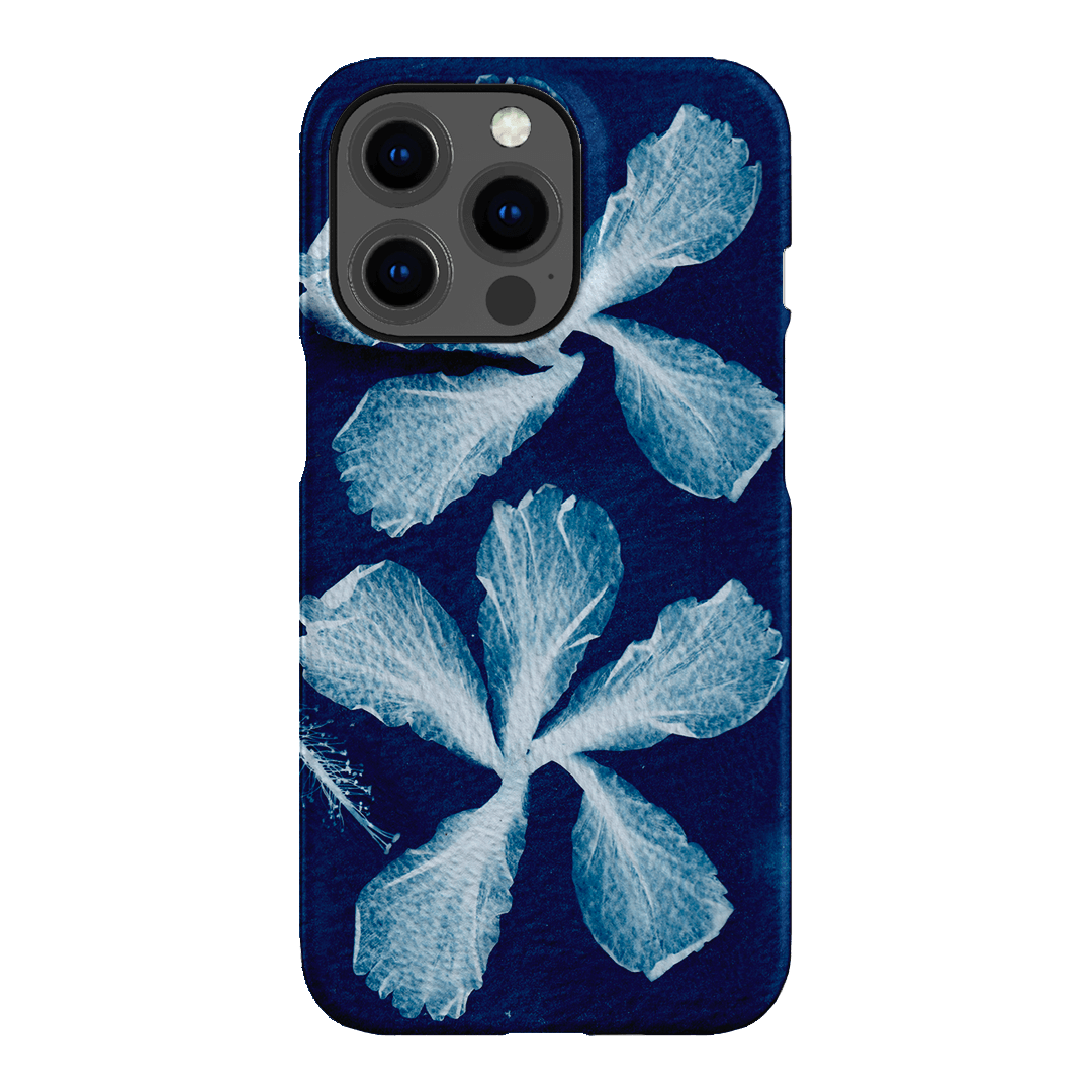 Hibiscus Cyanotype Printed Phone Cases iPhone 13 Pro / Snap by Sally Hungerford - The Dairy