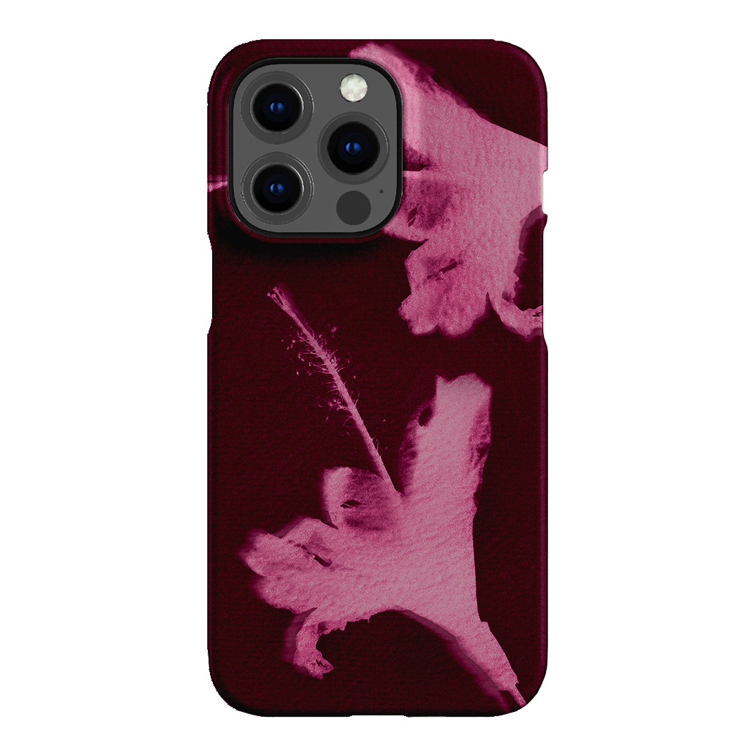 Hibiscus Glow Printed Phone Cases iPhone 13 Pro / Snap by Sally Hungerford - The Dairy
