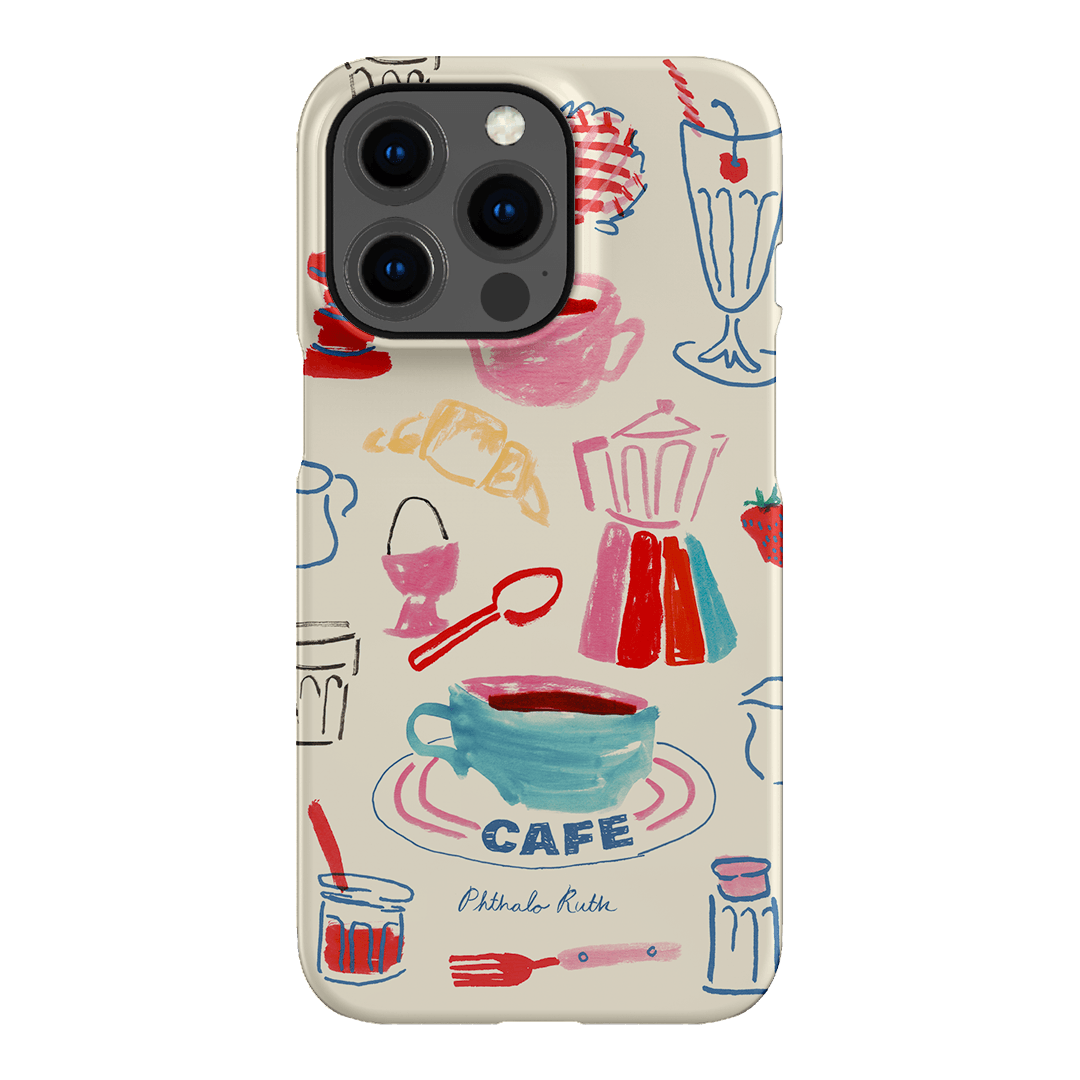 Home Cafe Printed Phone Cases iPhone 13 Pro / Snap by Phthalo Ruth - The Dairy