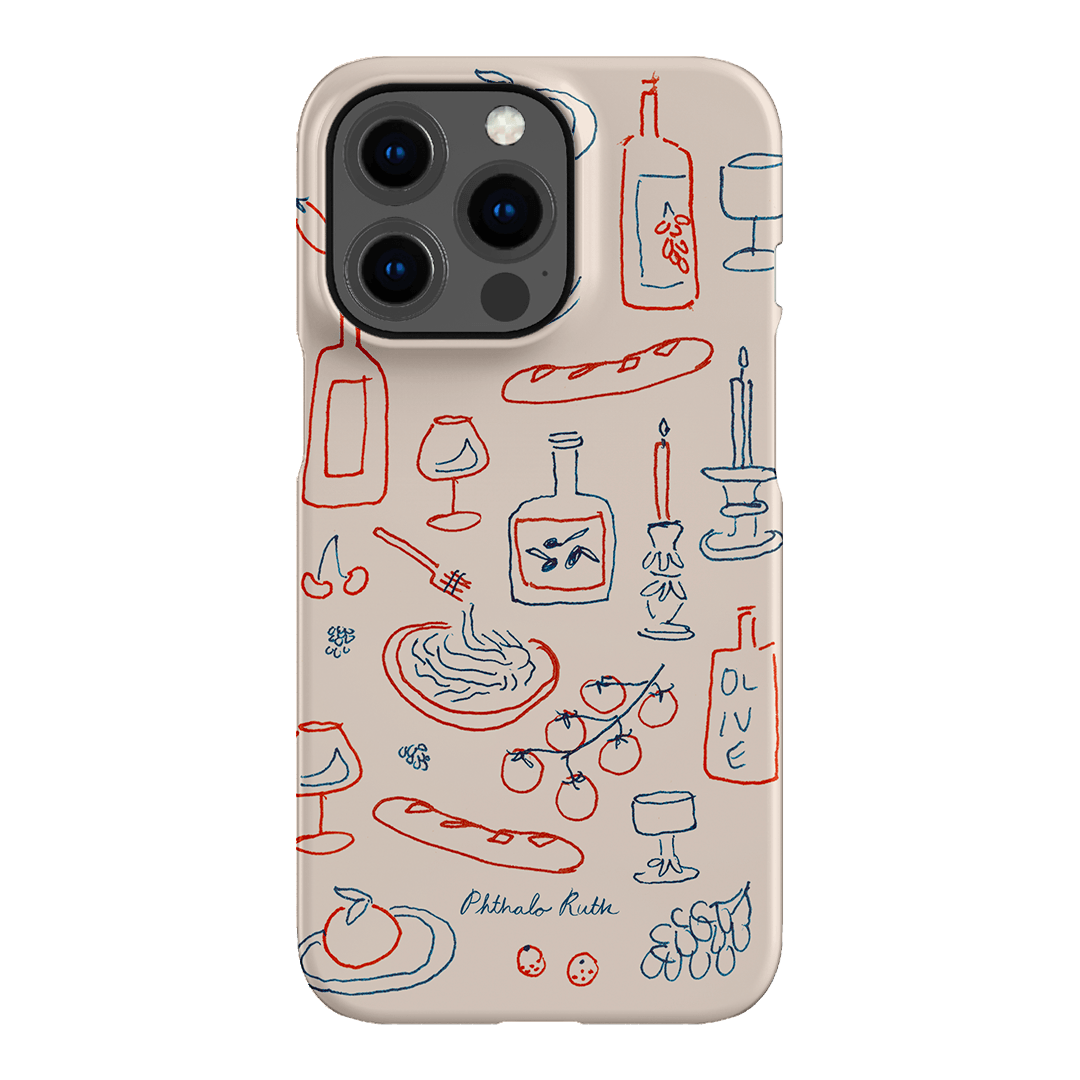 Italian Fare Printed Phone Cases iPhone 13 Pro / Snap by Phthalo Ruth - The Dairy