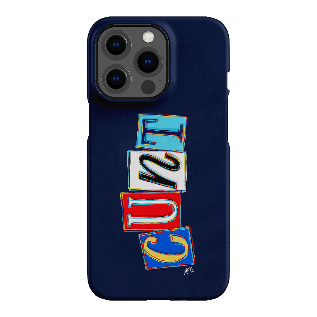 Lil Cnts Blue Printed Phone Cases iPhone 13 Pro / Snap by Margarbs Art - The Dairy