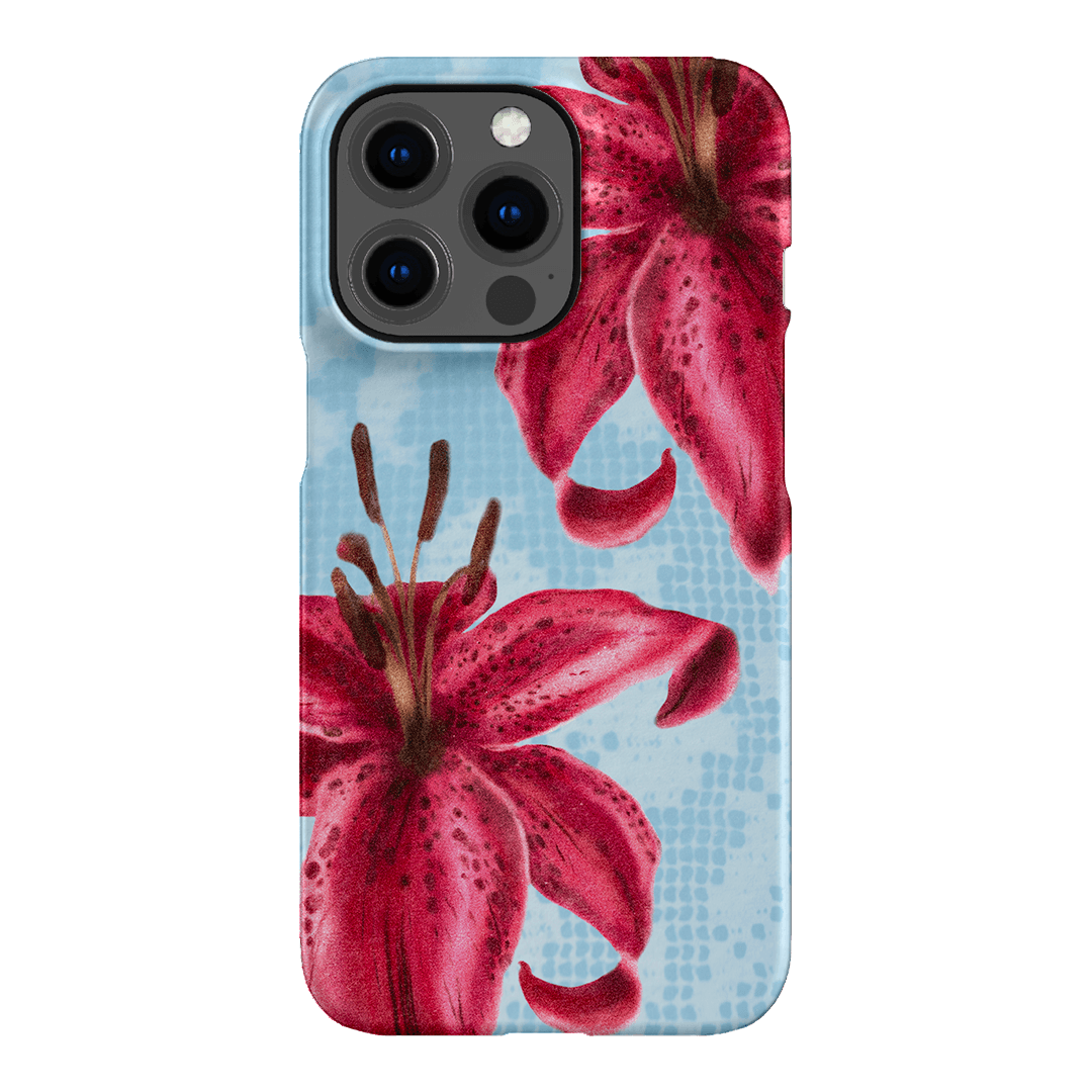 Lillies Printed Phone Cases iPhone 13 Pro / Snap by Sally Hungerford - The Dairy