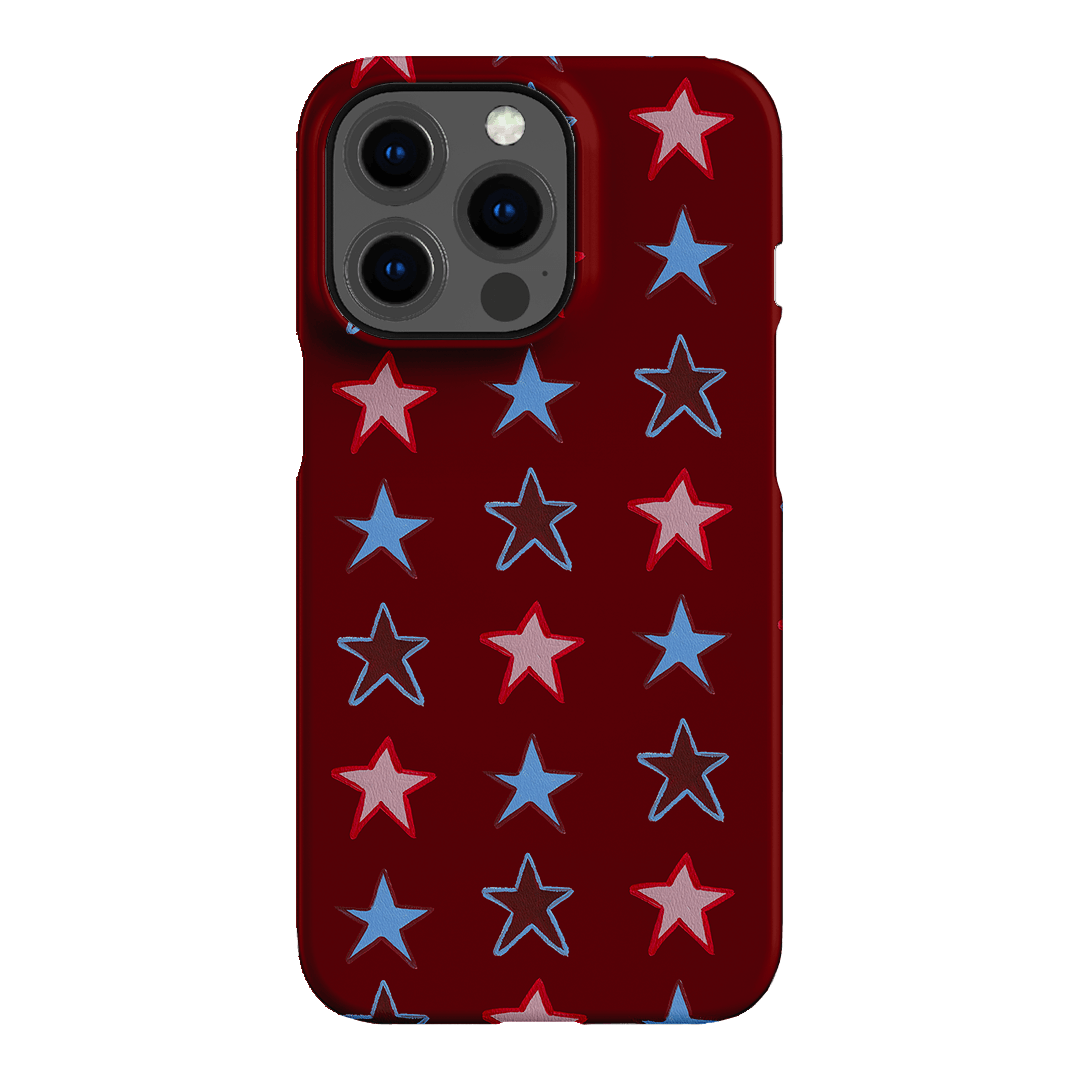 Lucky Stars Rouge Printed Phone Cases iPhone 13 Pro / Snap by BG. Studio - The Dairy