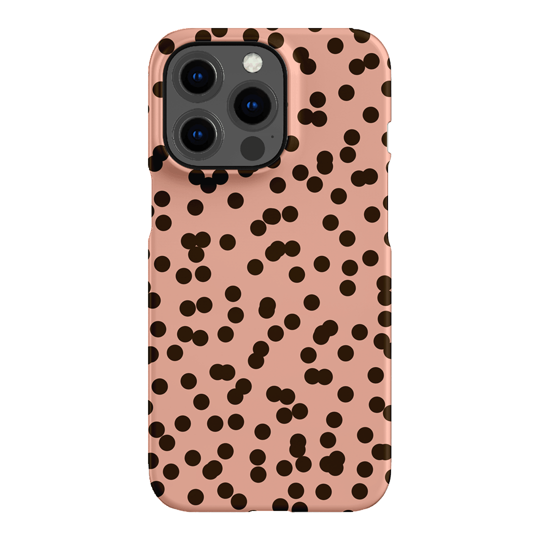Mini Confetti Pink Chocolate Printed Phone Cases iPhone 13 Pro / Snap by Veronica Tucker - The Dairy
