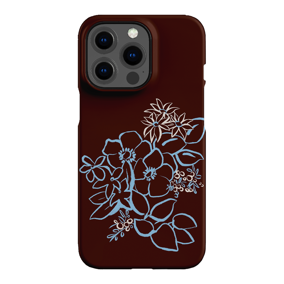 Mocha Posy Printed Phone Cases iPhone 13 Pro / Snap by Typoflora - The Dairy