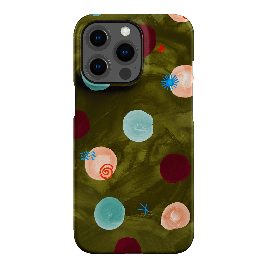 Olive Spot Printed Phone Cases iPhone 13 Pro / Snap by Charlie Taylor - The Dairy