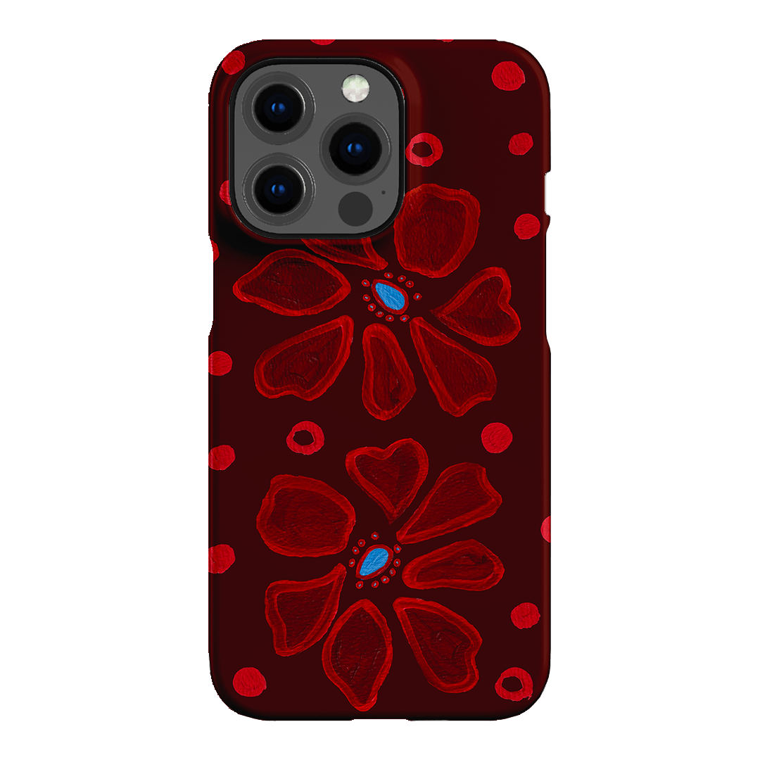 Painted Petal Rouge Printed Phone Cases iPhone 13 Pro / Snap by BG. Studio - The Dairy