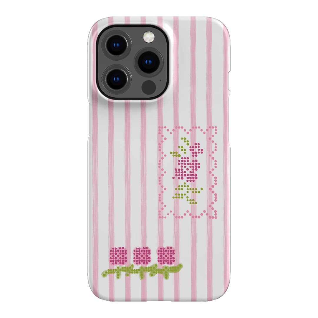 Patchwork Pink Printed Phone Cases iPhone 13 Pro / Snap by Kayla Carr - The Dairy