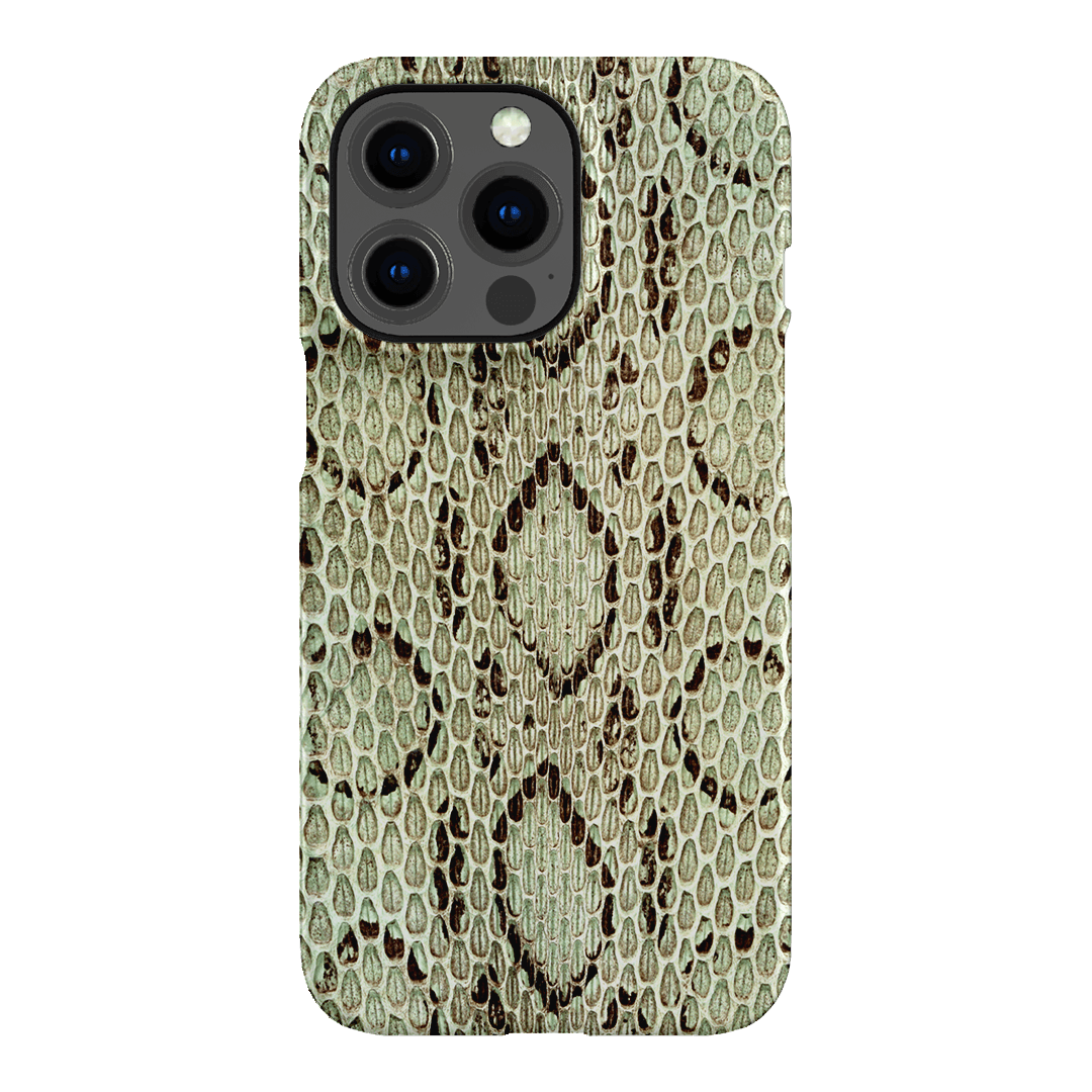 Pistachio Python Printed Phone Cases iPhone 13 Pro / Snap by The Dairy - The Dairy