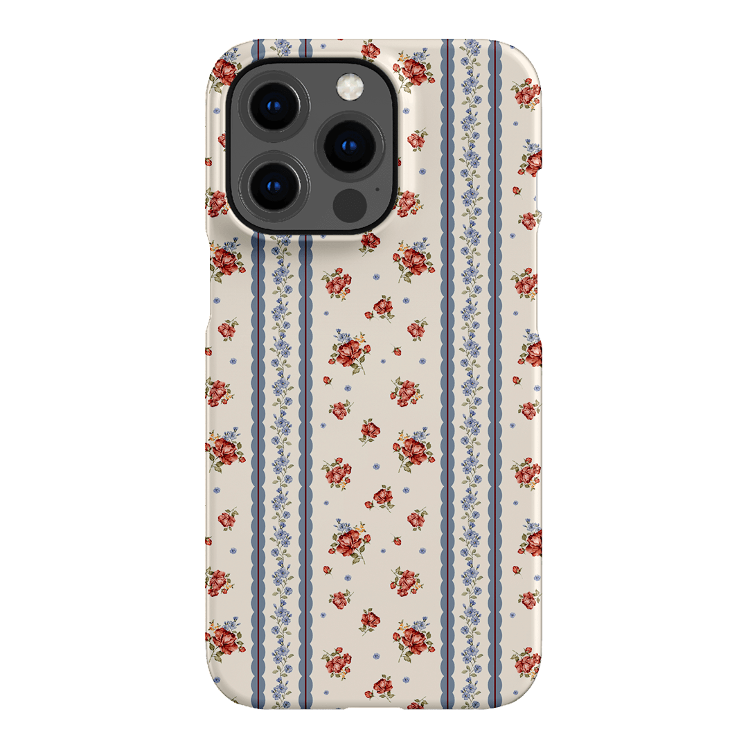 Rose Stripe Printed Phone Cases iPhone 13 Pro / Snap by Kasiags Art - The Dairy