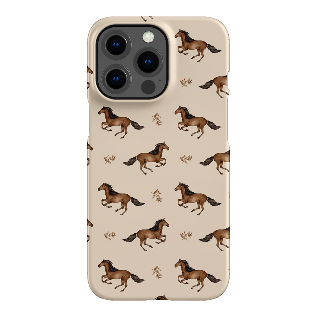 Running Horse Printed Phone Cases iPhone 13 Pro / Snap by Kasiags Art - The Dairy