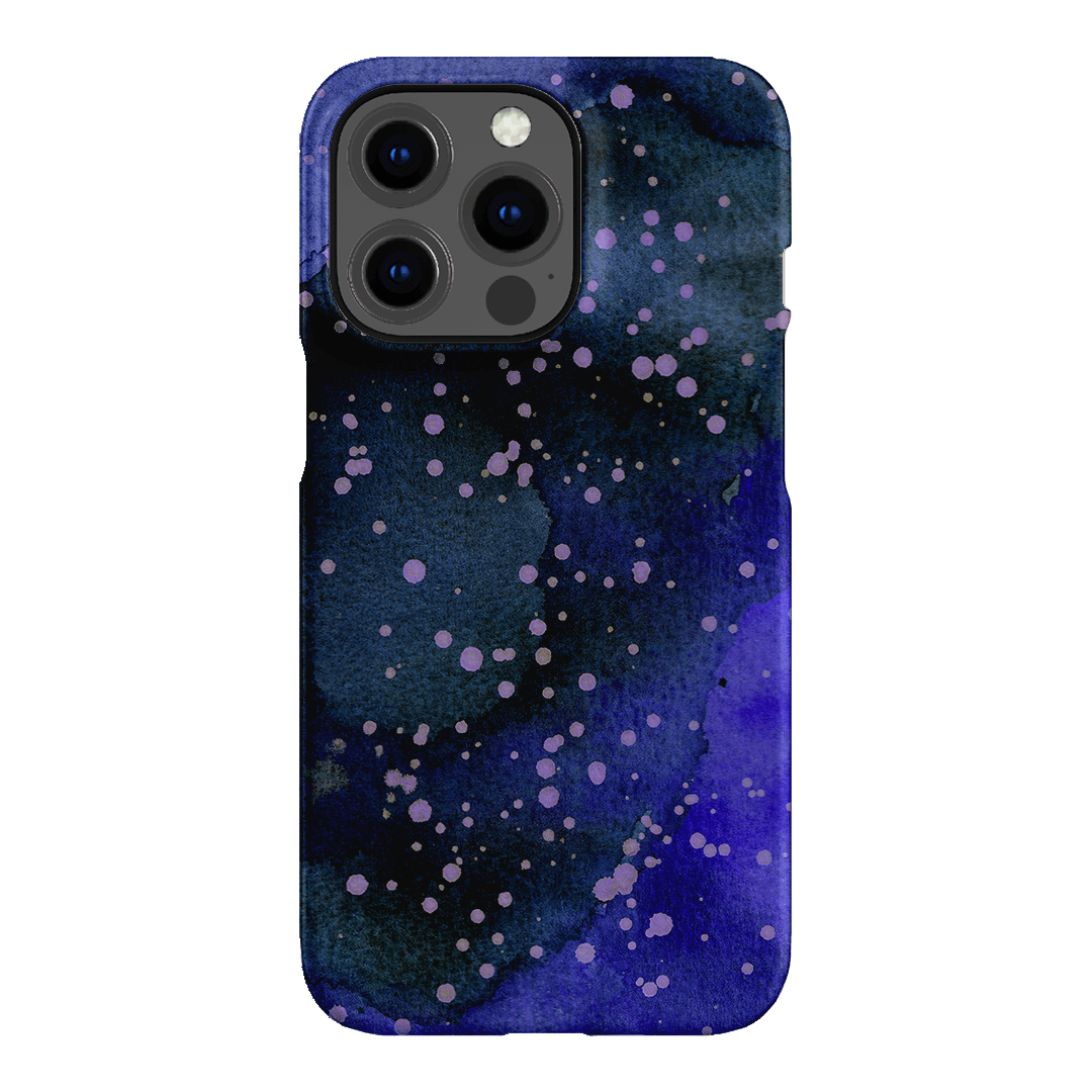 Spotty Navy Printed Phone Cases iPhone 13 Pro / Snap by The Dairy - The Dairy