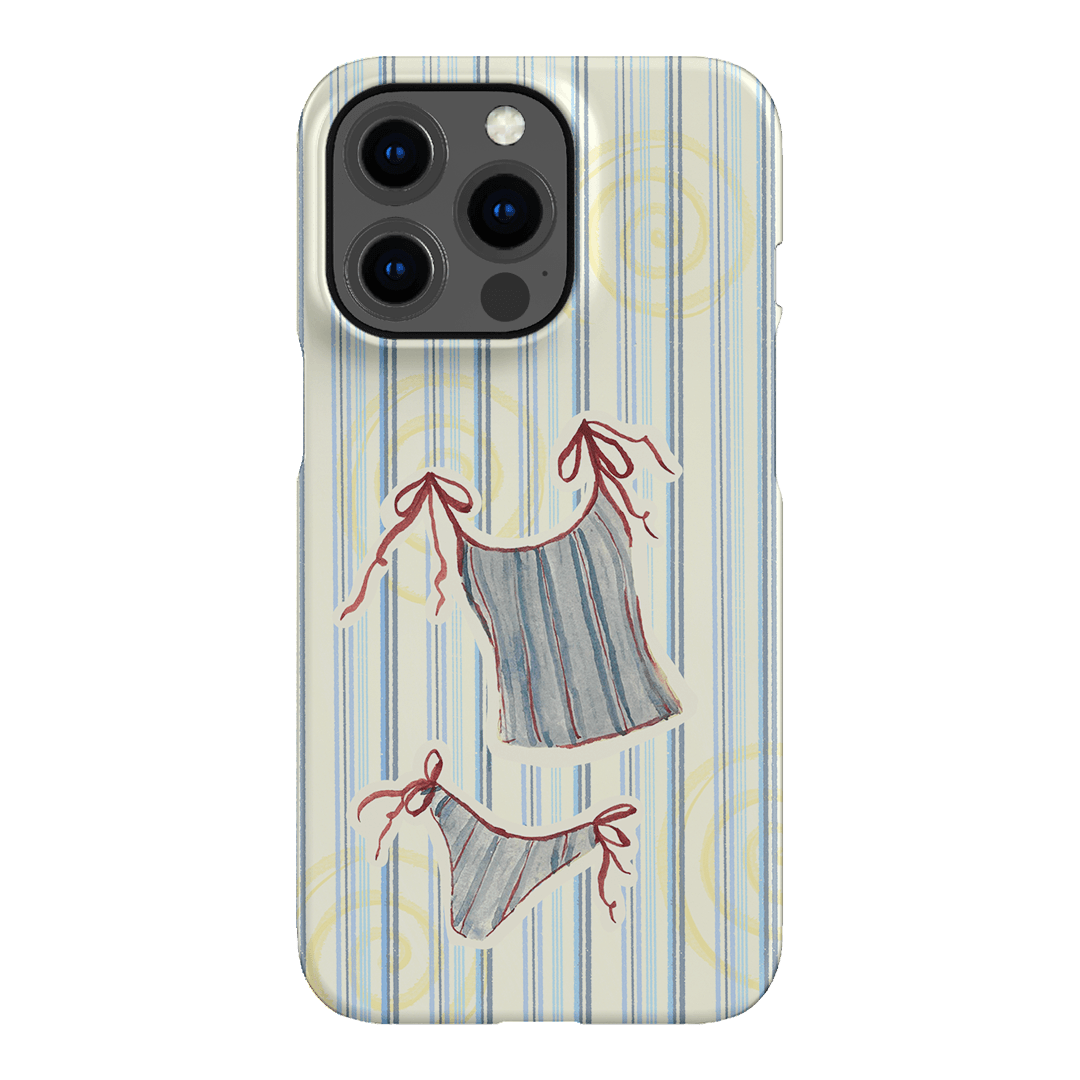 Stripe Tankini Printed Phone Cases iPhone 13 Pro / Snap by Kayla Carr - The Dairy