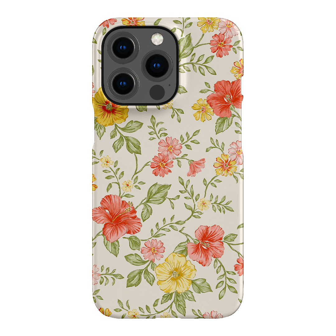 Hibiscus Printed Phone Cases iPhone 13 Pro / Snap by Oak Meadow - The Dairy