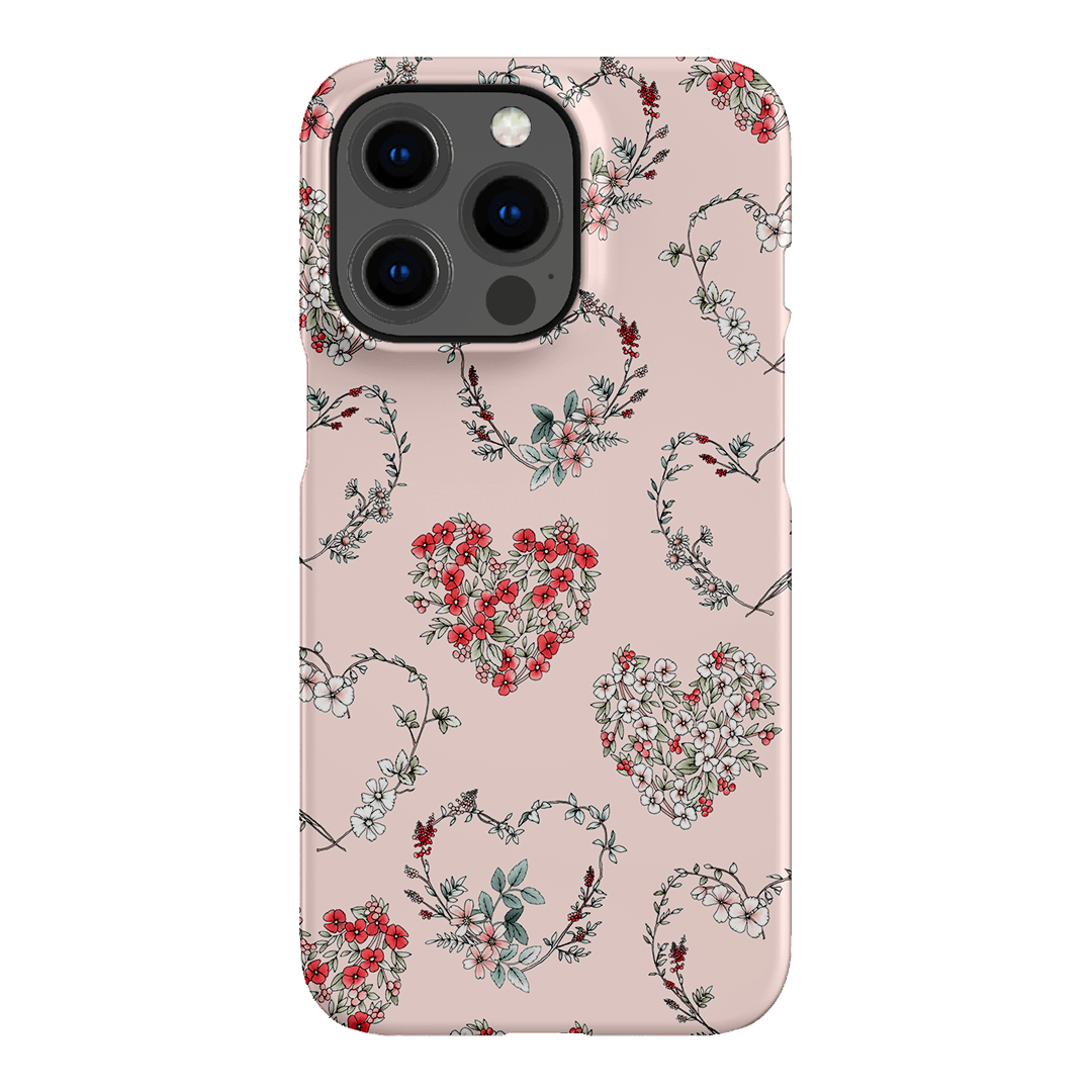 Wild Heart Wreath Printed Phone Cases iPhone 13 Pro / Snap by Typoflora - The Dairy