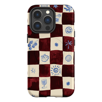Afternoon Mezze Maroon Printed Phone Cases iPhone 13 Pro / Armoured MagSafe by Charlie Taylor - The Dairy