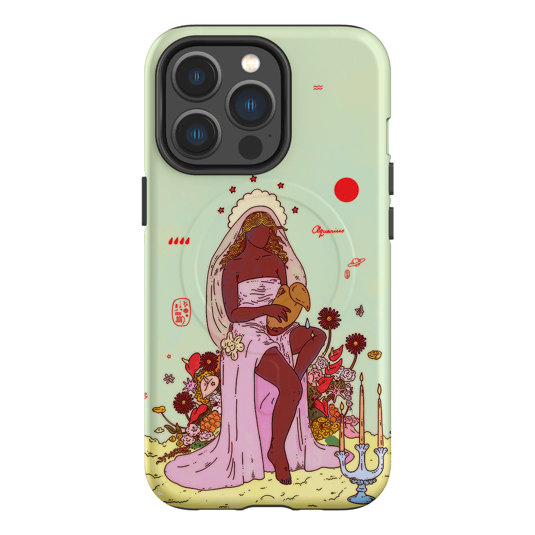 Aquarius Season Printed Phone Cases iPhone 13 Pro / Armoured MagSafe by Easty Beasty - The Dairy
