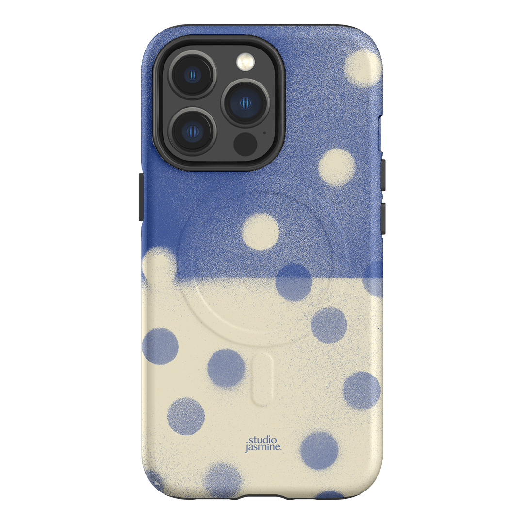 Bleu Polka Dot Printed Phone Cases iPhone 13 Pro / Armoured MagSafe by Jasmine Dowling - The Dairy