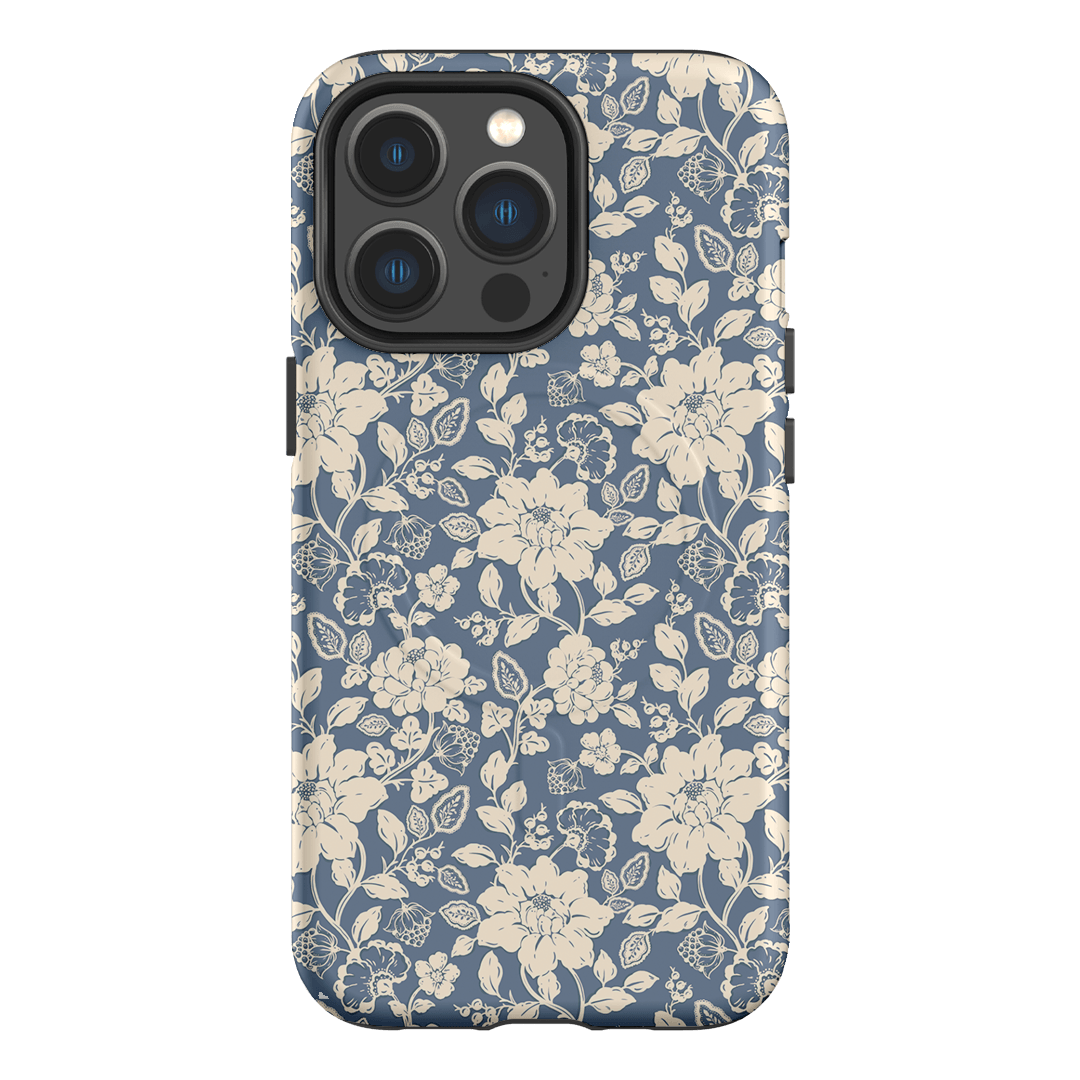Blue Garden Printed Phone Cases iPhone 13 Pro / Armoured MagSafe by Kasiags Art - The Dairy
