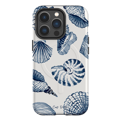 Blue Shells Printed Phone Cases iPhone 13 Pro / Armoured MagSafe by Cass Deller - The Dairy