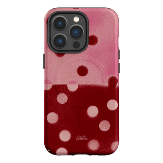 Cherry Polka Dot Printed Phone Cases iPhone 13 Pro / Armoured MagSafe by Jasmine Dowling - The Dairy