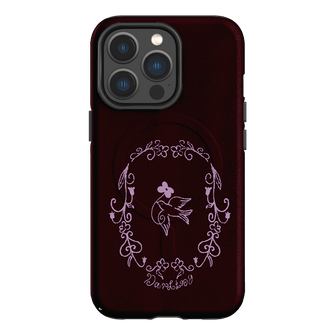 Darling Burgundy Printed Phone Cases by The Dairy - The Dairy