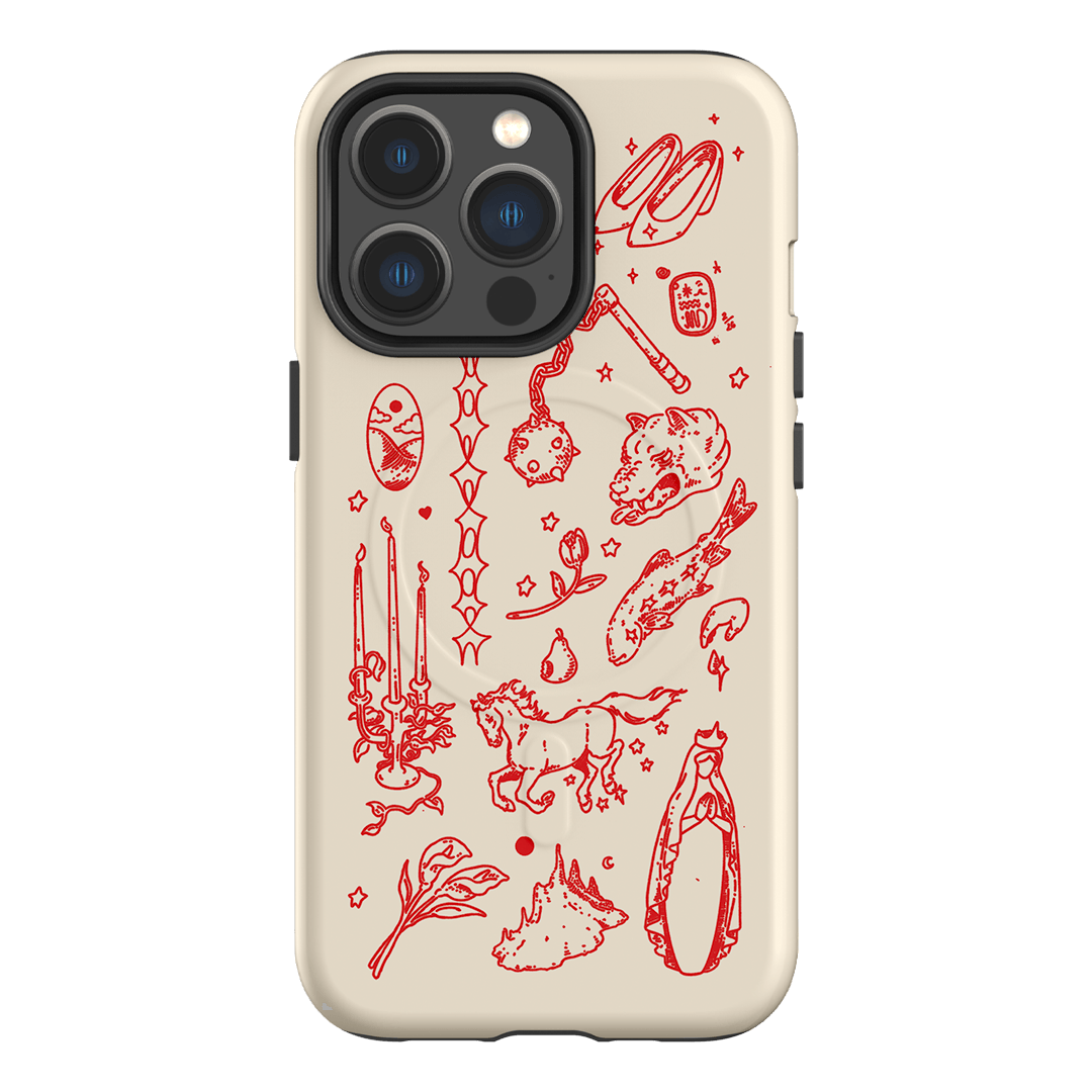 Dreamcore Cream Printed Phone Cases iPhone 13 Pro / Armoured MagSafe by Easty Beasty - The Dairy