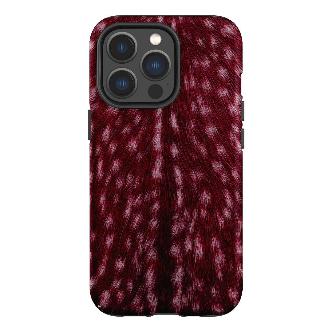 Fawn Burgundy Printed Phone Cases iPhone 13 Pro / Armoured MagSafe by The Dairy - The Dairy