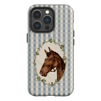 Gingham Horse Printed Phone Cases iPhone 13 Pro / Armoured MagSafe by Kasiags Art - The Dairy