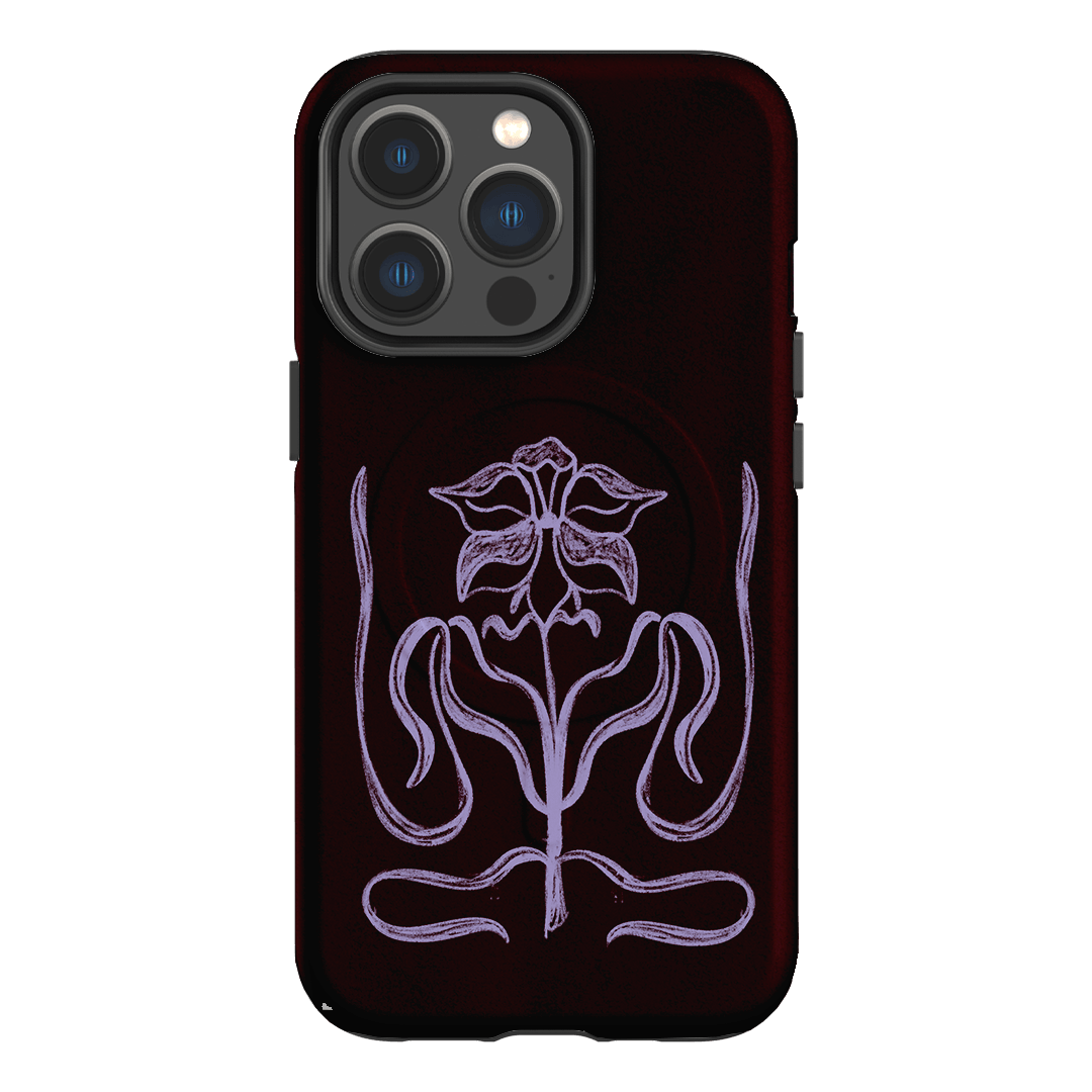 Growth Burgundy Printed Phone Cases by The Dairy - The Dairy