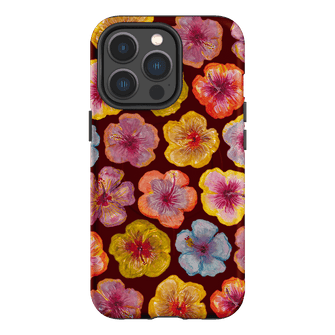 Hibiscus Holiday Rouge Printed Phone Cases iPhone 13 Pro / Armoured MagSafe by BG. Studio - The Dairy