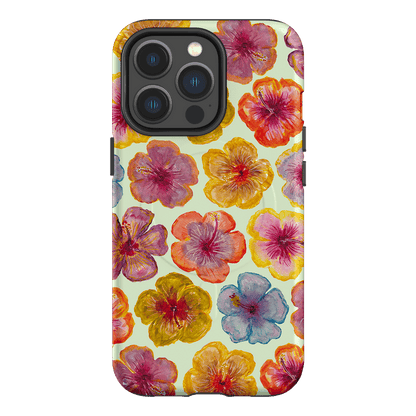 Hibiscus Holiday Sorbet Printed Phone Cases iPhone 13 Pro / Armoured MagSafe by BG. Studio - The Dairy