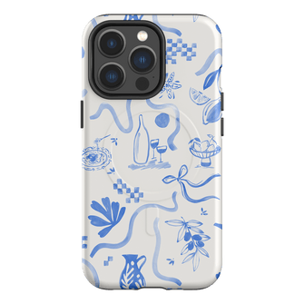 Mediterranean Wave Printed Phone Cases iPhone 13 Pro / Armoured MagSafe by Charlie Taylor - The Dairy