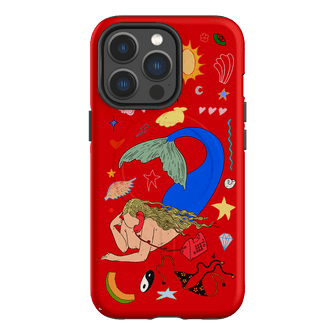 Mermaid Salad Scarlet Printed Phone Cases iPhone 13 Pro / Armoured MagSafe by Easty Beasty - The Dairy