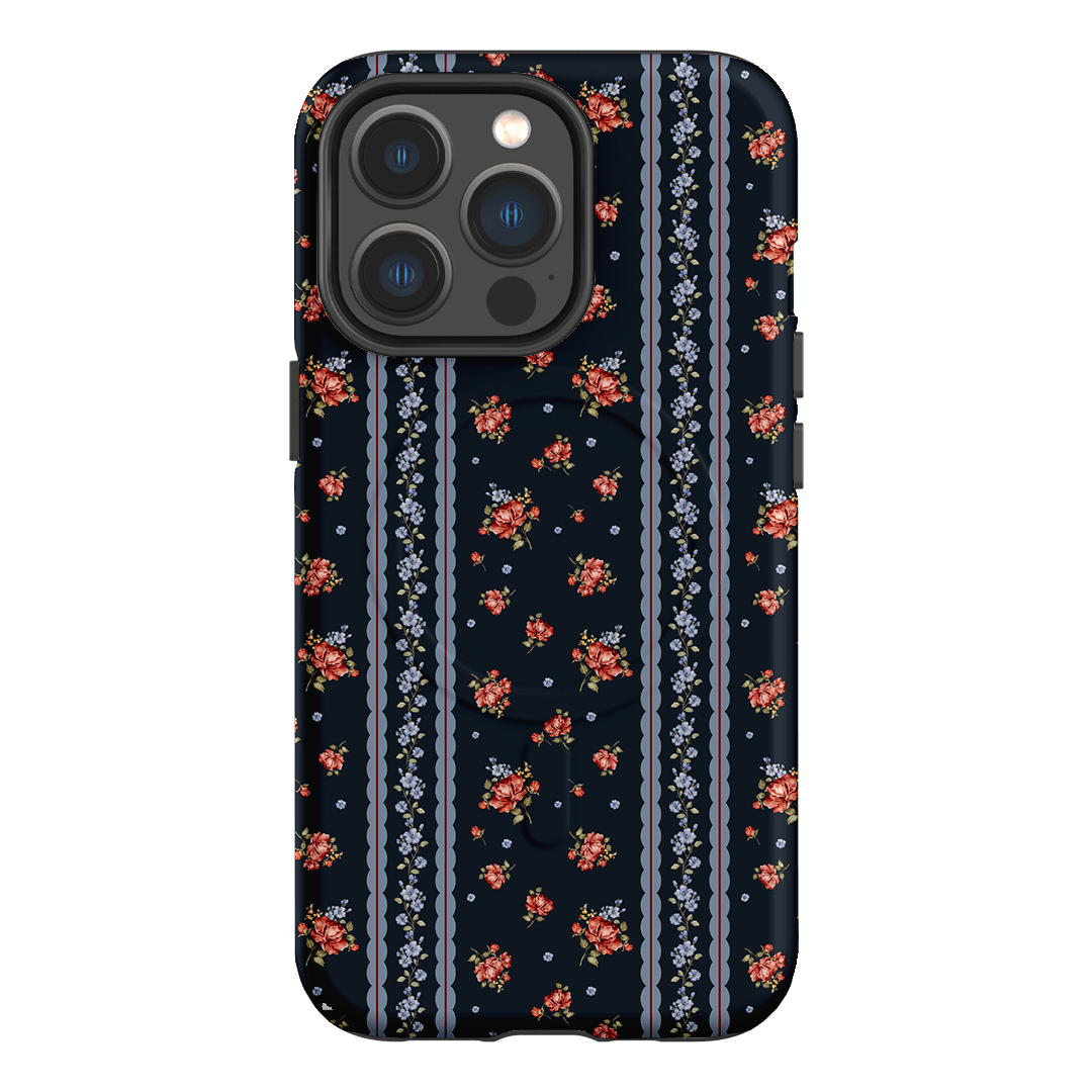 Midnight Stripe Printed Phone Cases iPhone 13 Pro / Armoured MagSafe by Kasiags Art - The Dairy