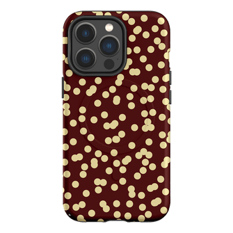 Mini Confetti Burgundy Butter Printed Phone Cases iPhone 13 Pro / Armoured MagSafe by Veronica Tucker - The Dairy