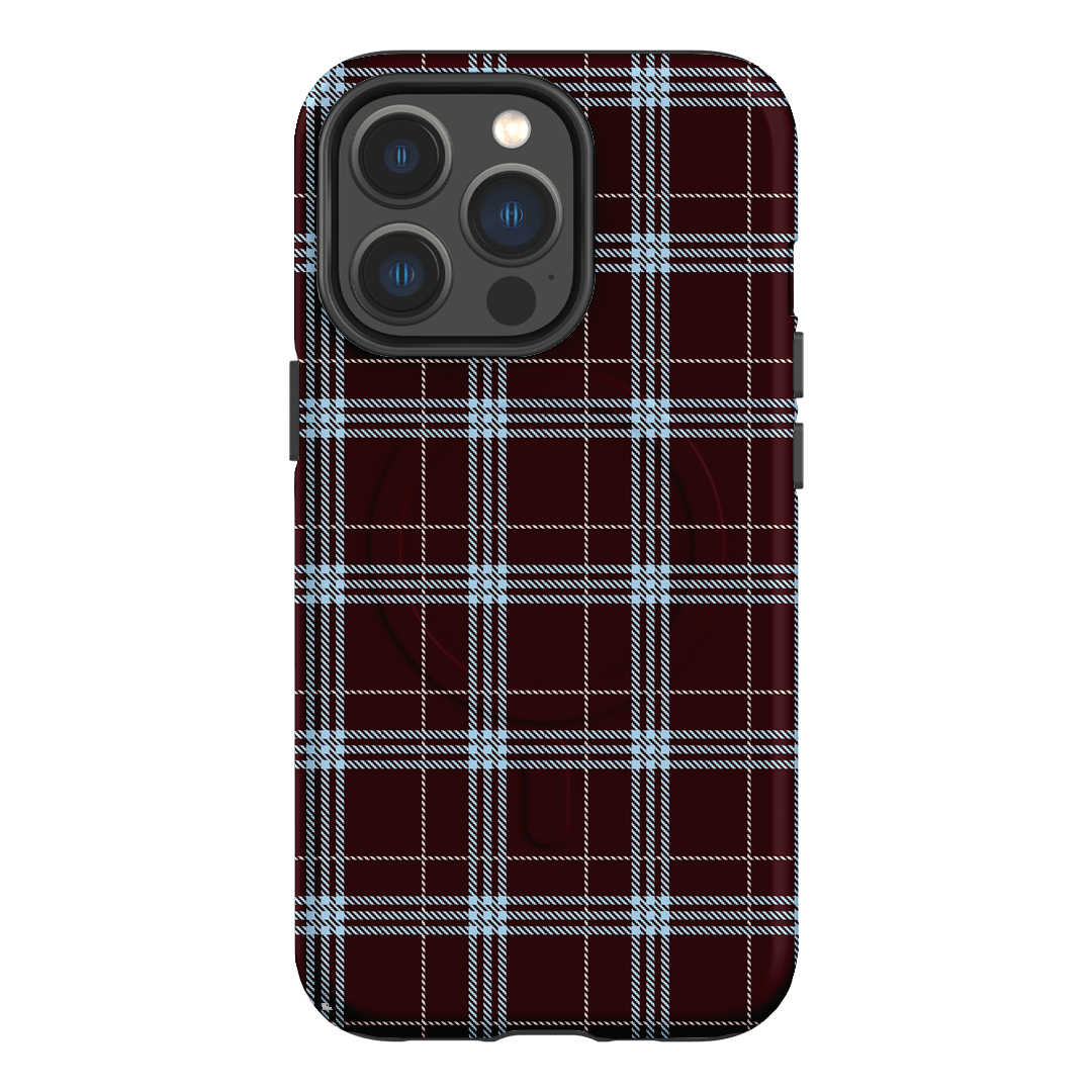 Mocha Plaid Printed Phone Cases iPhone 13 Pro / Armoured MagSafe by The Dairy - The Dairy
