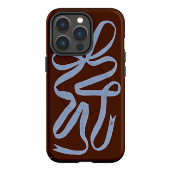 Mocha Ribbon Printed Phone Cases iPhone 13 Pro / Armoured MagSafe by Jasmine Dowling - The Dairy