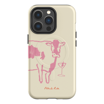 Mootini Pink Printed Phone Cases iPhone 13 Pro / Armoured MagSafe by Phthalo Ruth - The Dairy