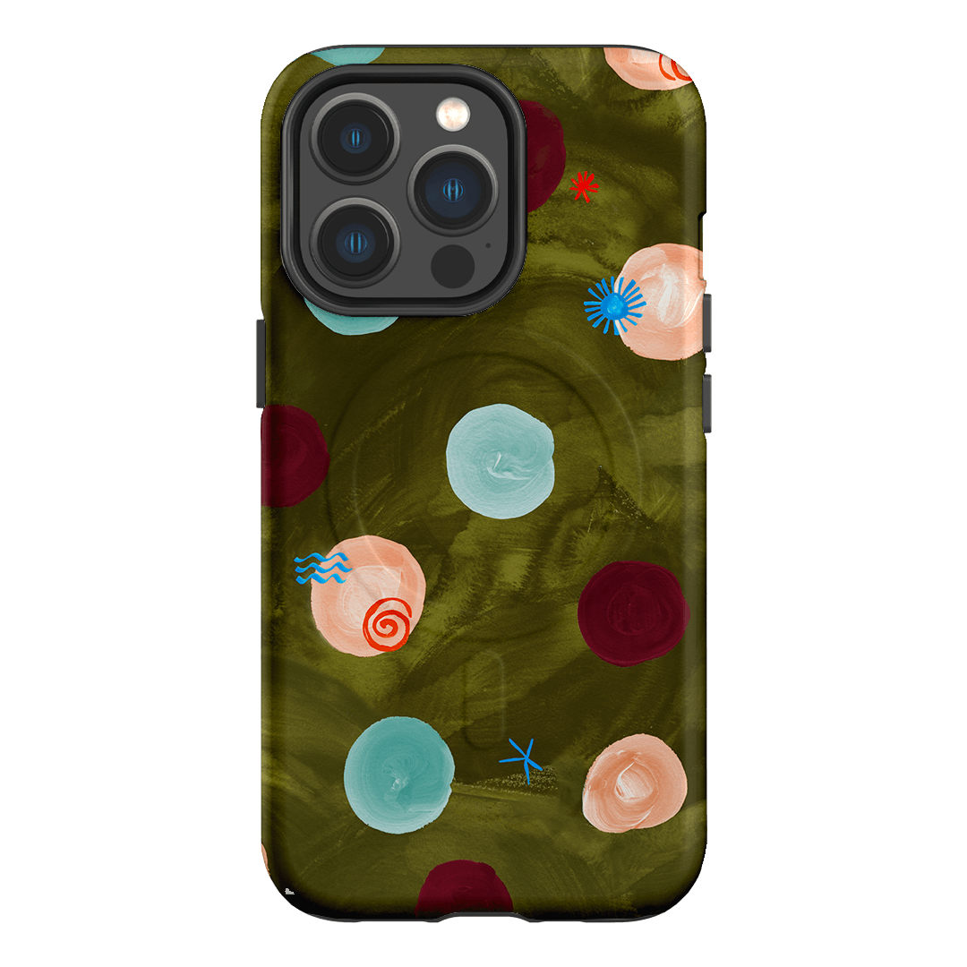 Olive Spot Printed Phone Cases iPhone 13 Pro / Armoured MagSafe by Charlie Taylor - The Dairy