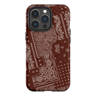 Paisley Cinnamon Printed Phone Cases iPhone 13 Pro / Armoured MagSafe by The Dairy - The Dairy