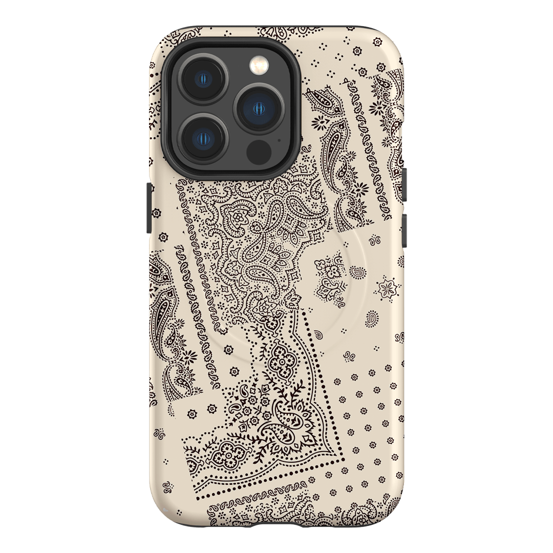 Paisley Ecru Printed Phone Cases iPhone 13 Pro / Armoured MagSafe by The Dairy - The Dairy